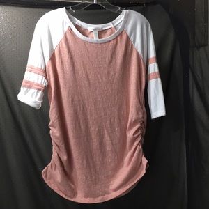 Ambience Maternity 3/4 Sleeve Top Sz L ~EC~